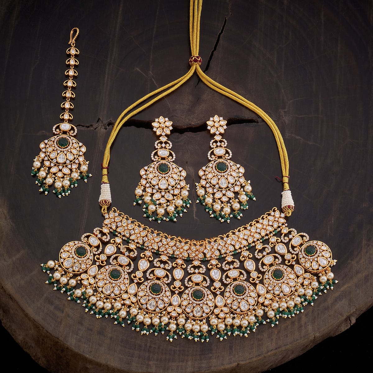 Elegant Kundan Jewelry Necklace