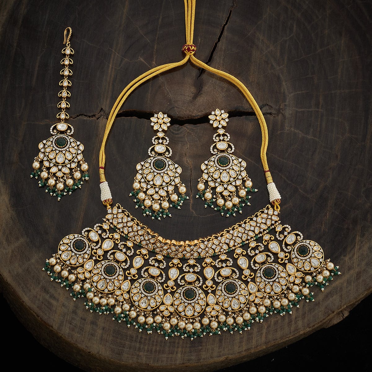 Elegant Kundan Jewelry Necklace