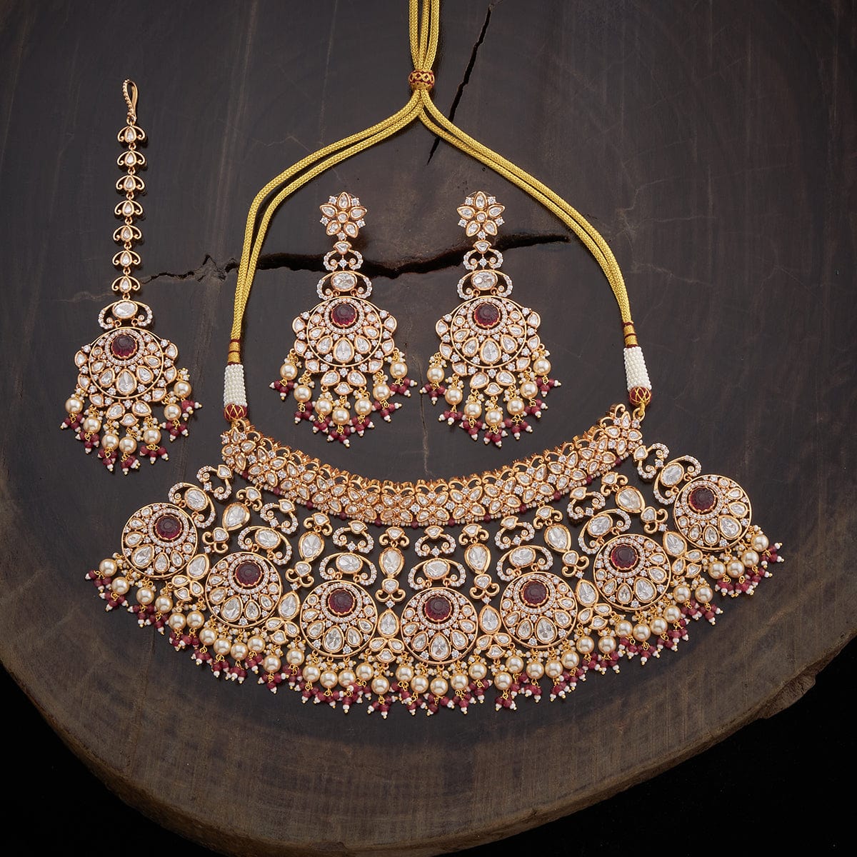 Elegant Kundan Jewelry Necklace