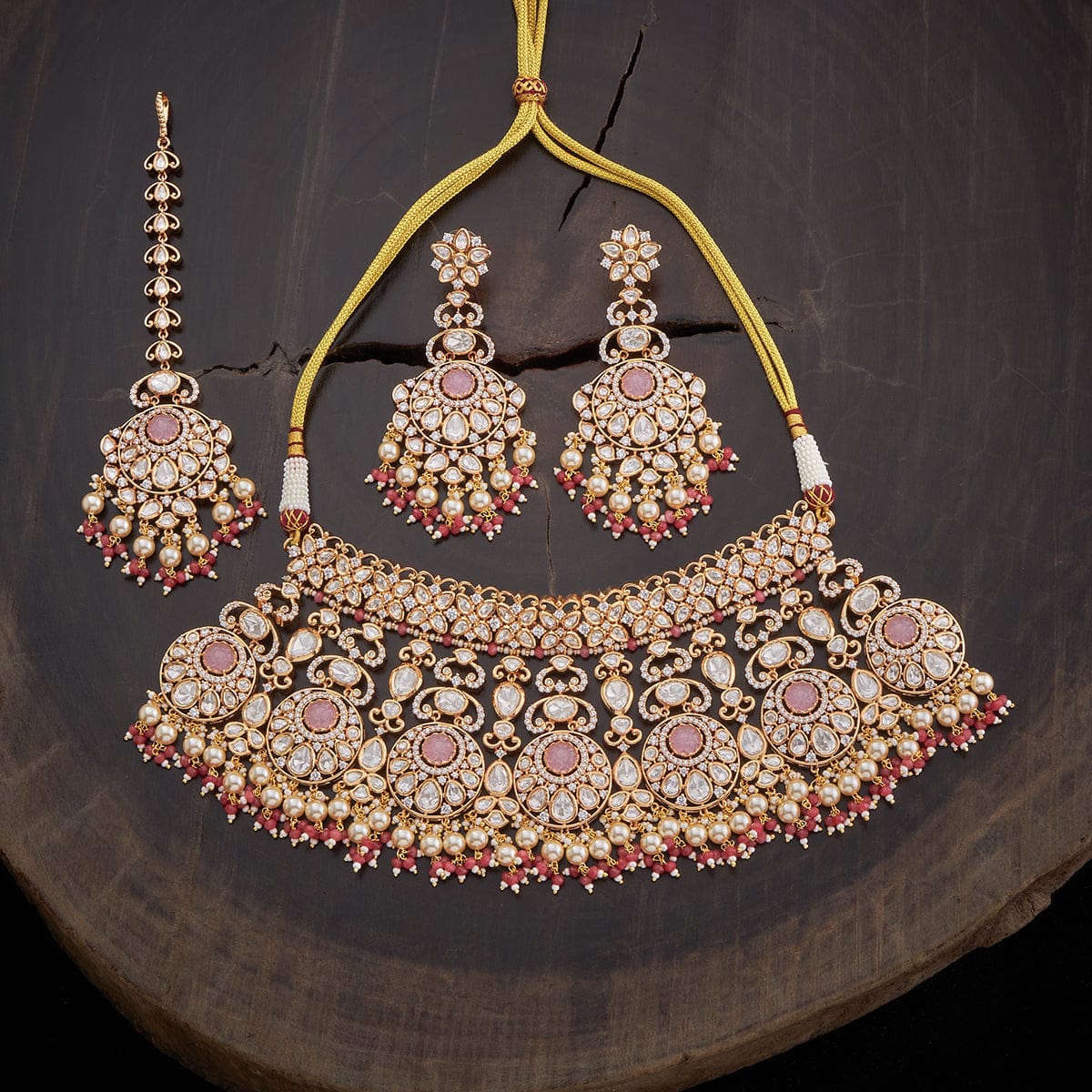 Elegant Kundan Jewelry Necklace