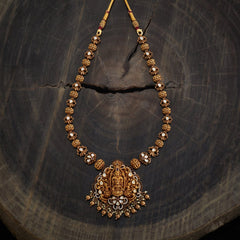 Elegant Silver Temple Necklace for Timeless Beauty