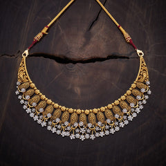 Elegant Silver Temple Necklace for Timeless Beauty