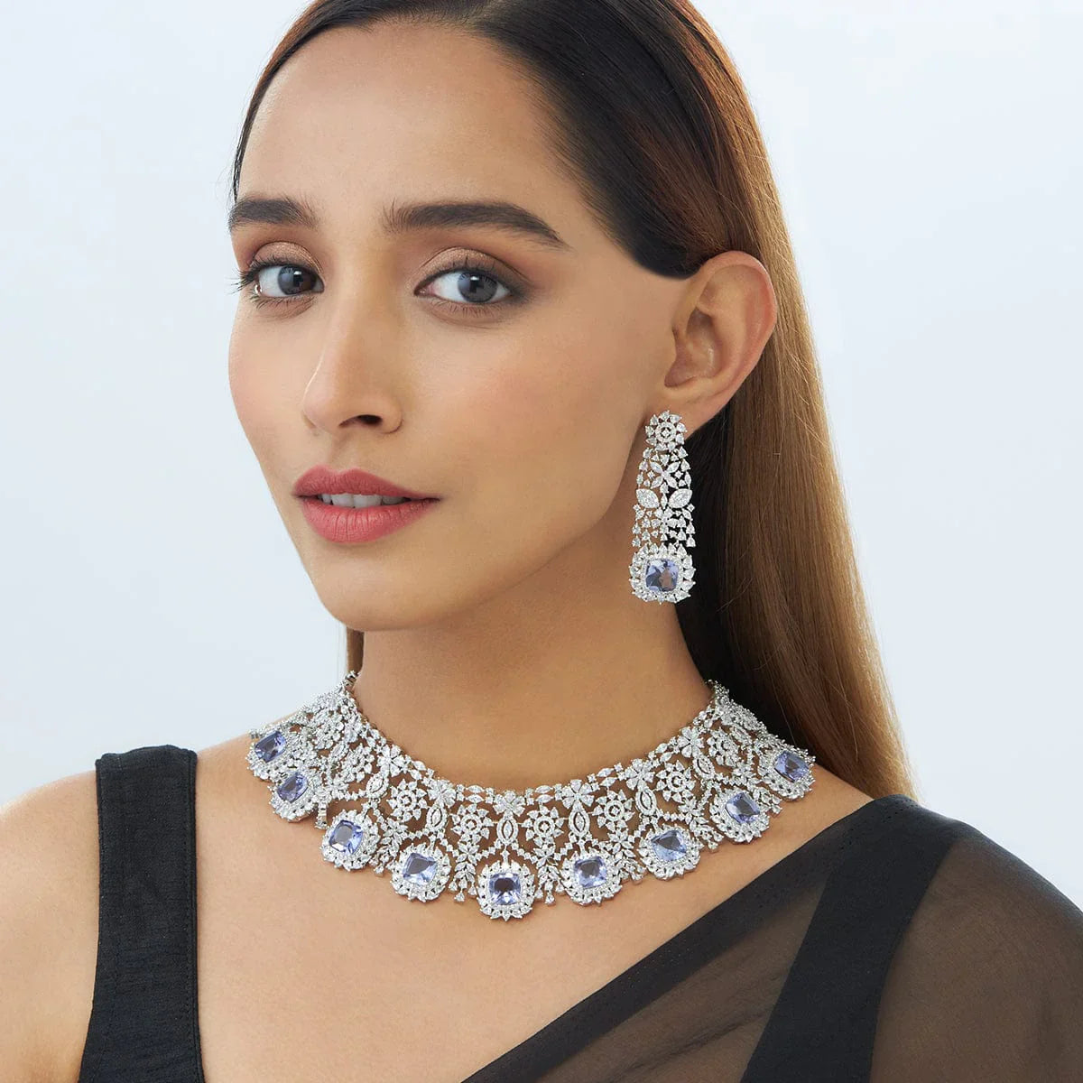 Stunning Zircon Statement Necklace