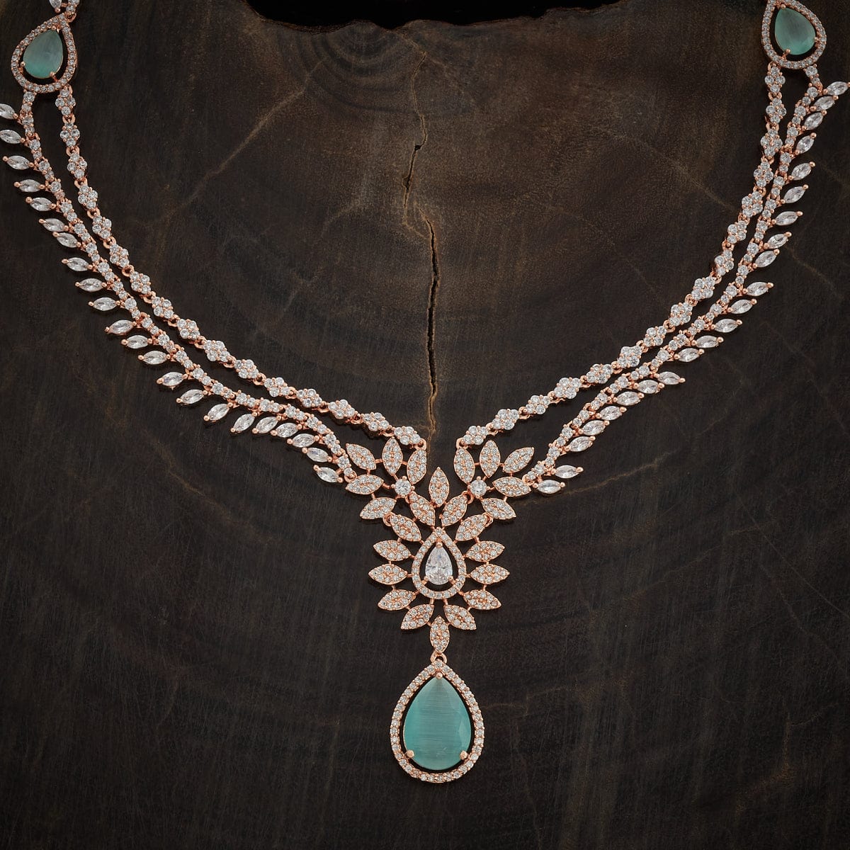 Stunning Zircon Pendant Necklace